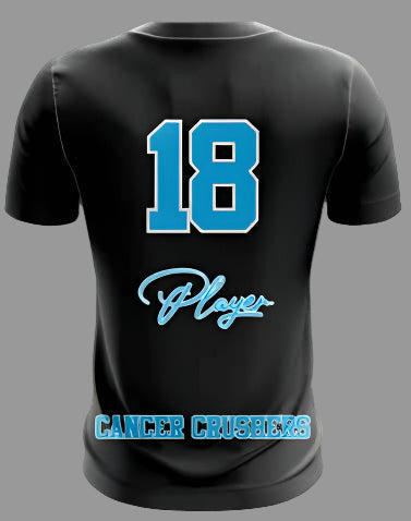 Cancer Crusher League Jersey (Black)