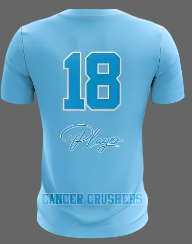 Cancer Crusher League Jersey (Blue)