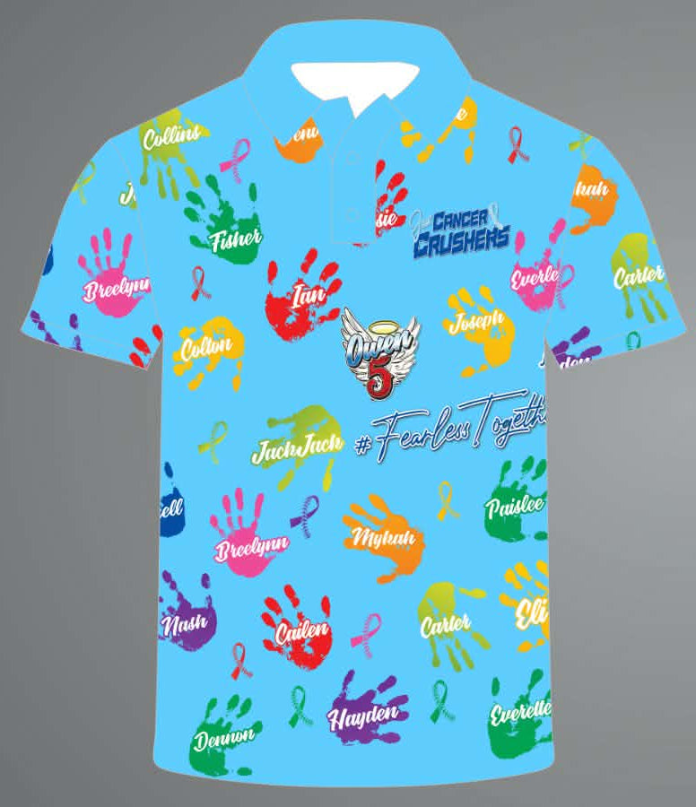 JCC Polo Shirt - Warrior Handprints (Various Colors)