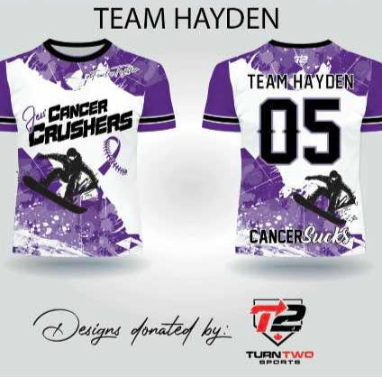 Official Team Hayden Wisconsin Jersey - "Shredder"
