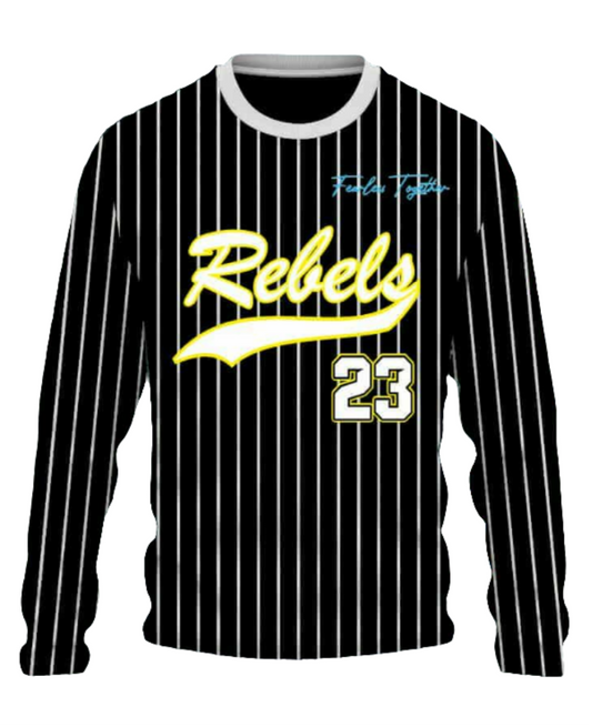 Rebels Long Sleeve - Black & Yellow