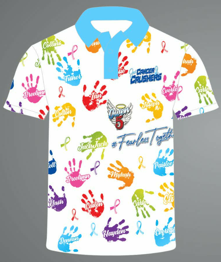 JCC Polo Shirt - Warrior Handprints (Various Colors)