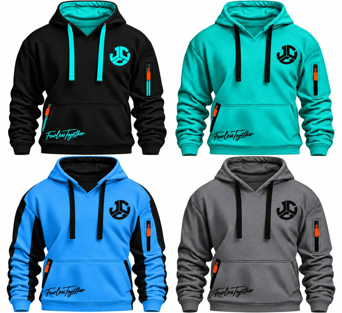 JCC New Age Cotton Fleece Hoodies (Various Colors)
