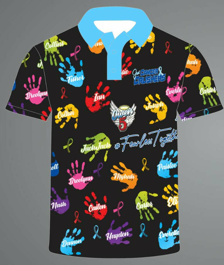 JCC Polo Shirt - Warrior Handprints (Various Colors)