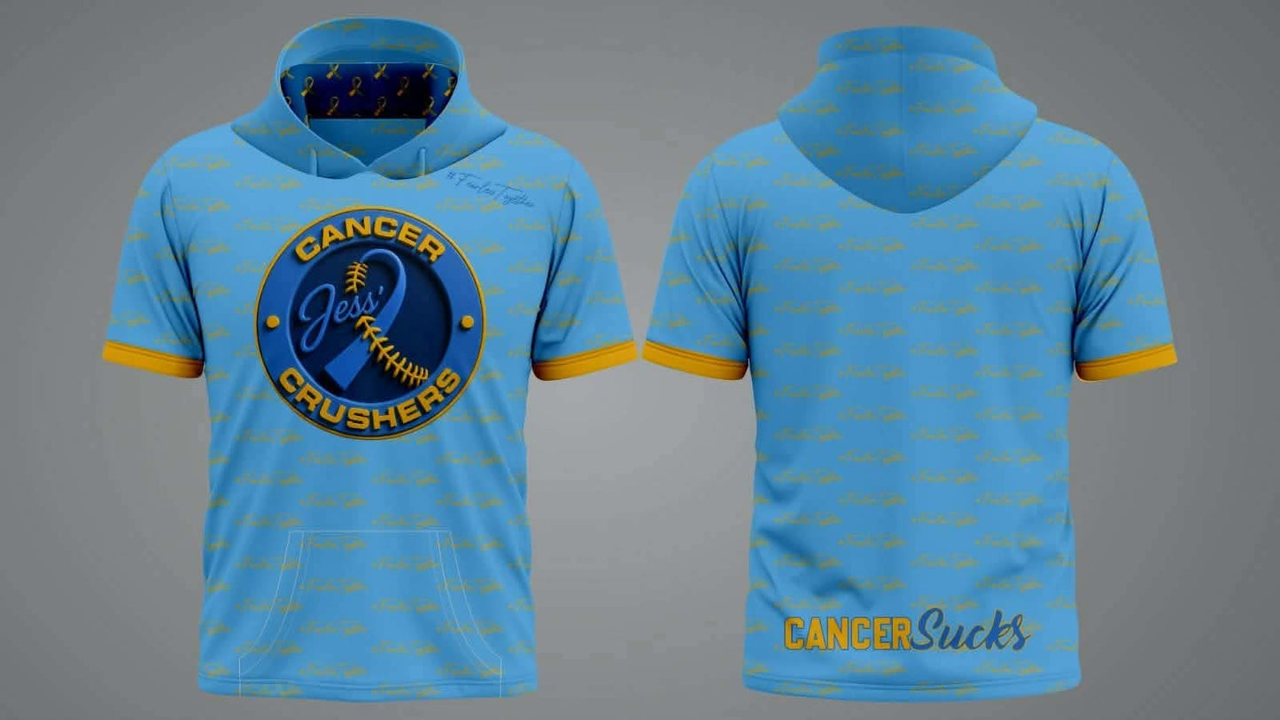 JCC Short Sleeve Hoodie - Carolina