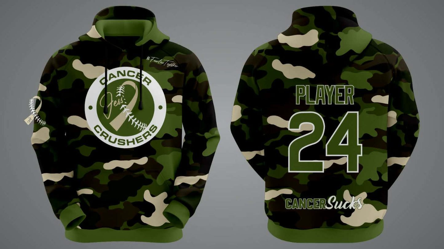 Cancer Crushers Hoodie, Custom (Various Colors)