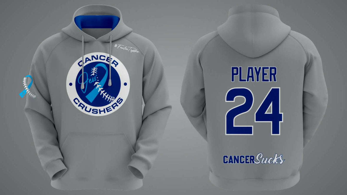 Cancer Crushers Hoodie, Custom (Various Colors)