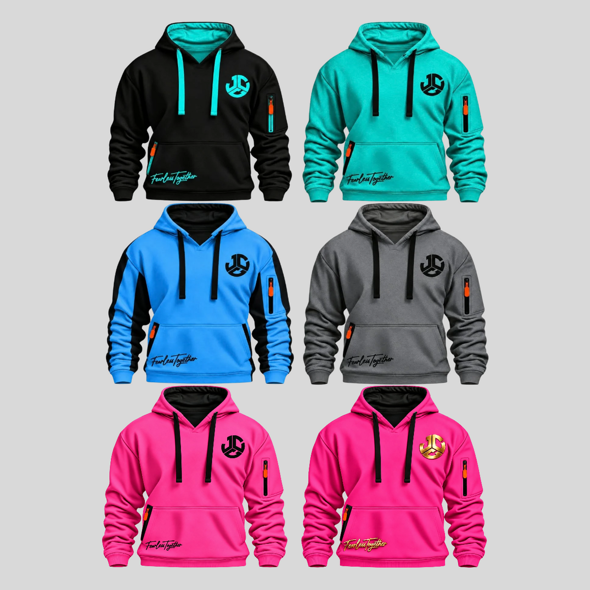 JCC New Age Cotton Fleece Hoodies (Various Colors)