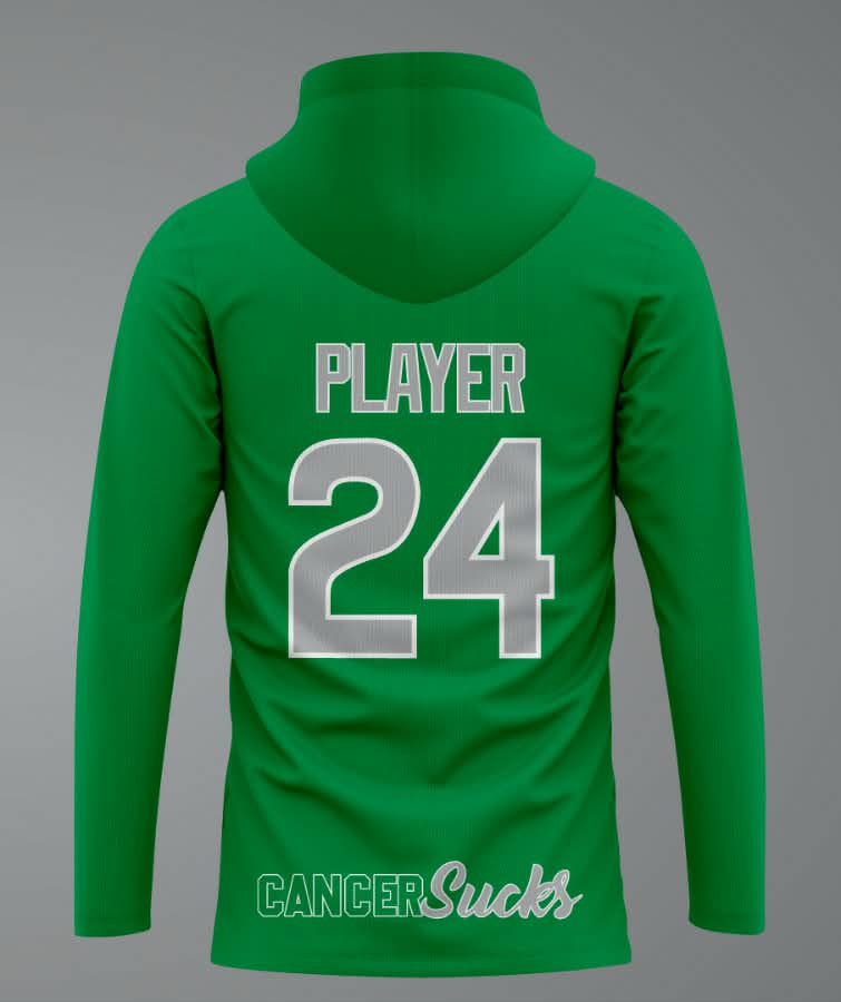 Cancer Crusher Logo Hoodie - Green Custom