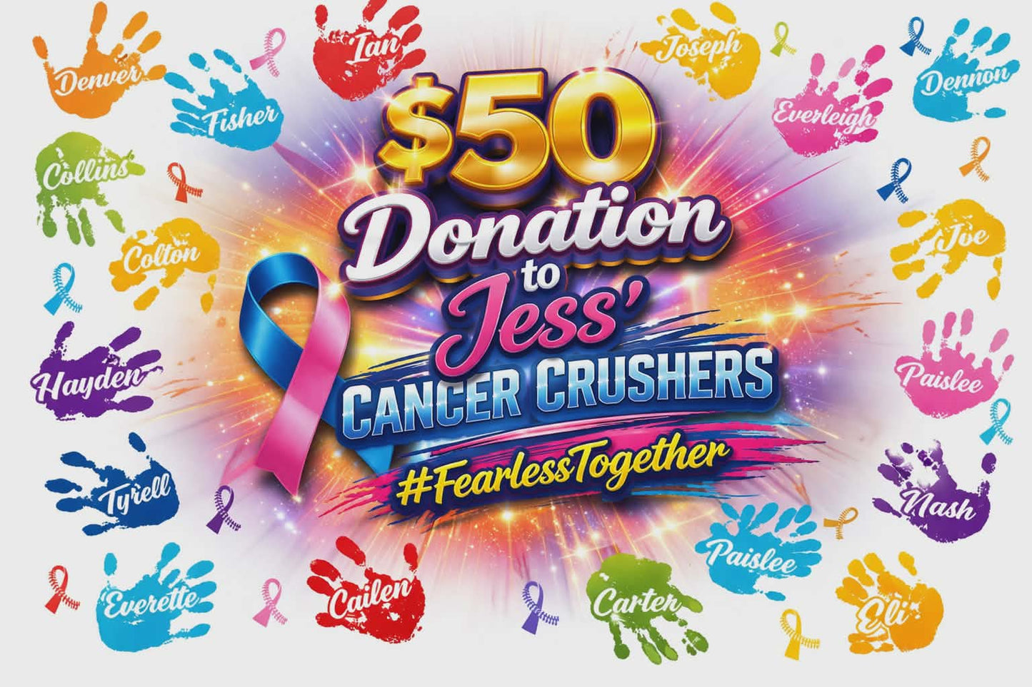 $50 Donation to Jess' Cancer Crushers