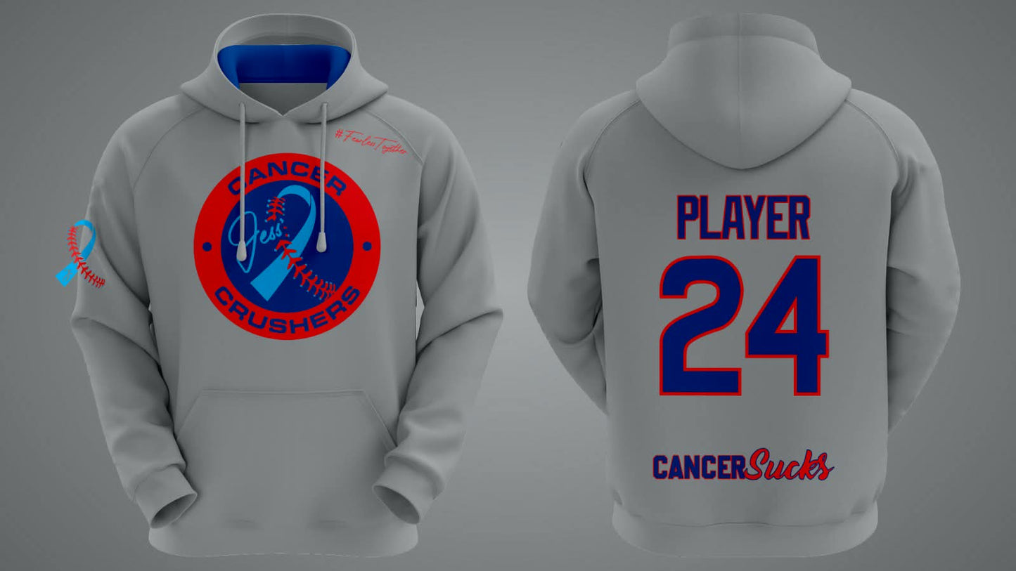 Cancer Crushers Hoodie, Custom (Various Colors)